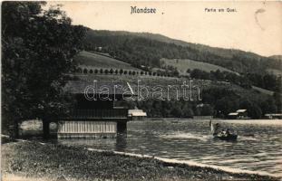 Sempronia soproni szivarkahüvelygyár reklámja Mondsee képeslap hátoldalán