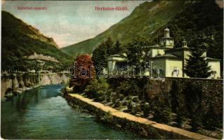 Herkulesfürdő, Baile Herculane; Erzsébet nyaraló. Divald Károly műintézete 900/a-1908. / spa villa (EK)