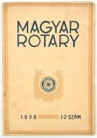 1936 Magyar Rotary I. évfolyam 1-2. szám, borítón folttal, kopással