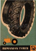 1967 Rumanian Tyres - Romanian QSL radio amateur advertising card