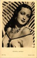 Dorothy Lamour (1914-1996) amerikai színésznő, 54 filmben szerepelt. Ross Verlag A 1883/2.