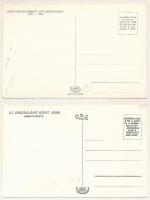 1938 Az Országjáró Szent Jobb Aranyvonata - 2 db régi képeslap