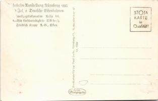 Reichsbahn Ausstellung Nürnberg 1935, Schnellzugslokomotive Reiche 01. / German railway expo, locomo...