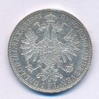 Ausztria 1861A 1Fl Ag "Ferenc József" T:AU,XF
Austria 1861A 1 Florin Ag "Franz Josep...