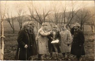 1914 Pétervárad, Peterwardein, Petrovaradin; osztrák-magyar katonák csoportja / WWI Austro-Hungarian K.u.K. military, group of soldiers. photo (fl)