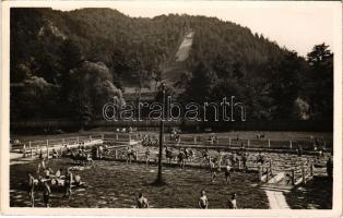 Besztercebánya, Banská Bystrica; Voj. plavárna / katonai uszoda / military swimming pool. photo (fl)