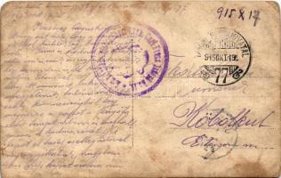 1915 Tábori mise az orosz fronton / WWI Austro-Hungarian K.u.K. military, field mass on the Russian ...