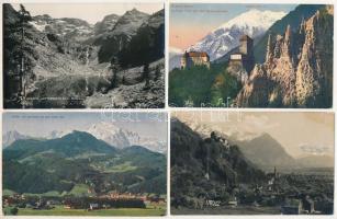 30 db RÉGI osztrák és olasz város képeslap vegyes minőségben: alpesi tájak