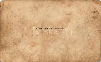 Künstler Akt-Studie / Meztelen erotikus hölgy / Erotic nude lady (non PC) (EB)