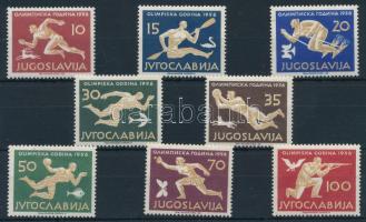 Jugoszlávia 1956 Olimpia Mi 804-811 (Mi EUR 150.-)