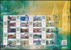 2009 Pécs bélyegem - Értékjelzés nélkül teljes ív (14.500)