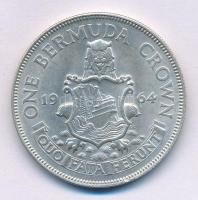 Bermuda 1964. 1C Ag "II. Erzsébet" T:AU Bermuda 1964. 1 Crown Ag "Elizabeth II" ...