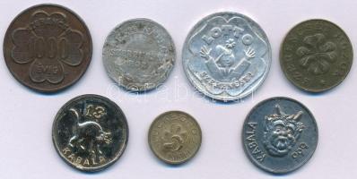 7db-os "szerencsepénz" zseton tétel, benne "Lottó", "BÚÉK", 1930. &quo...