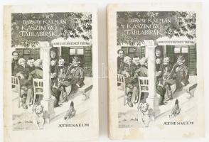 Darnay Kálmán: Kaszinózó táblabírák I-II. (Korfestő történeti tréfák.) Bp., é.n., Athenaeum, foltos és sérült papírkötés.