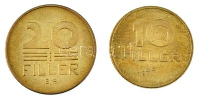 1948. 10f "citromsárga" + 1948. 20f Cu-Al "citromsárga" T:UNC,AU 
Adamo F3, F4