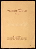 Wartmann, W.: Albert Welti 1862-1912. Vollständiges Verzeichnis des graphischen Werkes mit den verschiedenen Plattenzuständen und Drucken. Bearbeitet von Dr. - -. Zürich, 1913., Zürcher Kunst-Gesellschaft. Német nyelven. Fekete-fehér képanyaggal illusztrált. Kiadói papírkötés, szakadozott, kissé foltos borítóval.