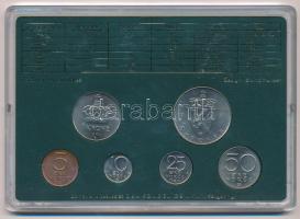 Norvégia 1981. 5ö-5K (6xklf) forgalmi sor műanyag tokban T:UNC 
Norway 1981. 5 Öre - 5 Kroner (6xdi...