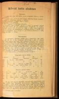 [Rozsnyai Károly: Latin. Rozsnyai gyors nyelvmesterei.] Bp., én., Révai, 49+5 p. Magyar, latin és német nyelven. Átkötött egészvászon-kötés, címlaphiánnyal, az első lap javított.