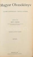 Révy Ferenc szerk.: Magyar olvasókönyv felsőbb leányiskolák I. osztálya számára. Hatodik javított kiadás. Bp., 1907, Singer és Wolfner, kopott félvászon kötés, aláhúzásokkal, folttal.