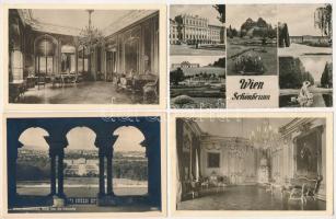 Wien, Vienna, Bécs XIII. Schönbrunn; - 23 pre-1960 postcards in mixed quality