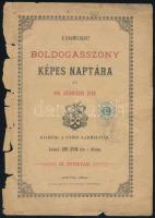 1894 6kr naptárbélyeg naptár címlapon