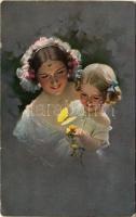 1911 Lady with child (EK)