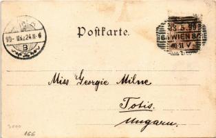 1899 (Vorläufer) Wien, Vienna, Bécs; Kronprinz Rudolf Brücke (fl)