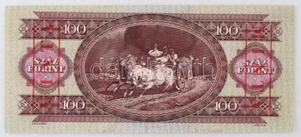 1968. 100Ft piros "MINTA" felülnyomással és perforációval "B000 000679" sorszámm...