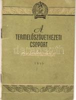 1955 A termelőszövetkezeti csoport mintaalapszabályzata