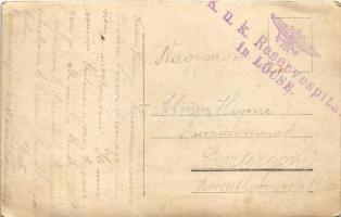 Lőcse, Levoca; városháza / town hall. photo + "K.u.K. Reservespital in Lőcse" (EK)