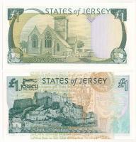 Jersey DN(2000) 1P + DN(2004) 1P "J8C002138" T:UNC
Jersey ND(2000) 1 Pound + ND(2004) 1 P...