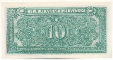Csehszlovákia 1945. 10K T:AU Czechoslovakia 1945. 10 Korun C:AU Krause 60