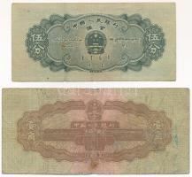 Kína 1953. 5f + 1j T:VG
China 1953. 5 Fen + 1 Jiao C:VG