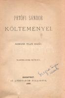 Petőfi Sándor: 
Petőfi Sándor költeményei. Harmadik teljes kiadás. I-IV. kötet. [Teljes mű, két köt...