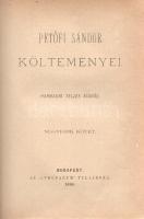 Petőfi Sándor: 
Petőfi Sándor költeményei. Harmadik teljes kiadás. I-IV. kötet. [Teljes mű, két köt...