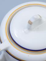 Hüttl Tivadar cukortartó, jelzett, 18,5x11 cm