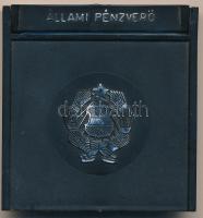 1980. "XXII. Nyári Olimpiai Játékok Moszkva 1980" jelzett Ag bélyegérem eredeti ÁPV tokban...