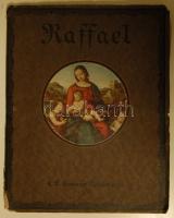 Raffaello album különféle vallási témájú nyomtatványokkal és reprókkal, német nyelven Lipcsében kiadva