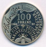 1986. 100Ft Cu-Ni-Zn "Fáy András" T:PP Adamo EM96
