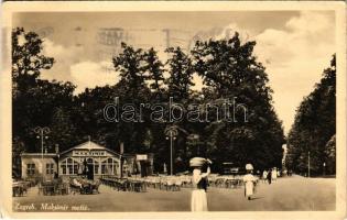 1933 Zagreb, Zágráb; Kavana, Restauracija Maksimir I. Vukusic / Étterem és kávéház / restaurant and cafe (fl)