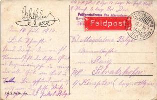 1916 II. Vilmos / Wilhelm II. S.V.D. Nr. 1016. Feldpost (EB)