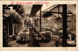 1943 Kassa, Kosice; Lőcsei Ház éttermei, belső. Tulajdonos: Motsidlovszky Antal / restaurant interior (fa)