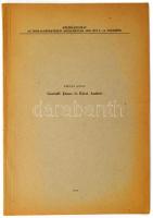 Pirnát Antal: Gerendi János és Eössi András. DEDIKÁLT! Különlenyomat. Bp., 1970, Akadémiai Nyomda, 681-684 p.