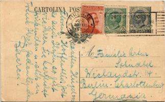 1921 Firenze, Florence; Colonna della Giustizia or di Santa Trinita / Column of Justice - hand-drawn...