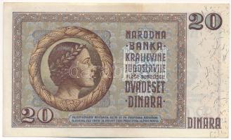 Jugoszlávia 1936. 20D T:F szép papír
Yugoslavia 1936. 20 Dinara C:F fine paper
Krause P#30