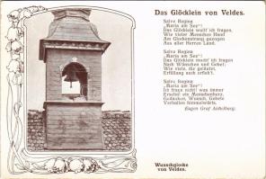 Bled, Veldes; Das Glöcklein von Veldes. Wunschglocke / bell. Art Nouveau, floral