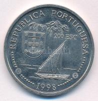 Portugália 1998. 200Esc "India" T:AU
Porugal 1998. 200 Escudos "Ship and coastal map...