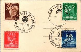 Wien, Vienna, Bécs; Wiener-Messe Rotundegelände / trade fair, flags, automobiles + "Wiener Früh...