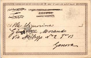 1904 Port Said, Quartier arabe / Arab Quarter, tram (EK)