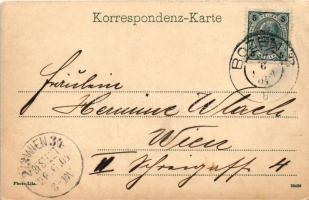 1904 Bolzano, Bozen (Südtirol); Kurort Gries bei Bozen mit Rosengarten (EB)